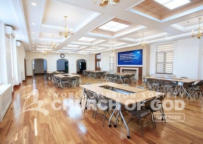 World Mission Society Church of God New York New Windsor dining room