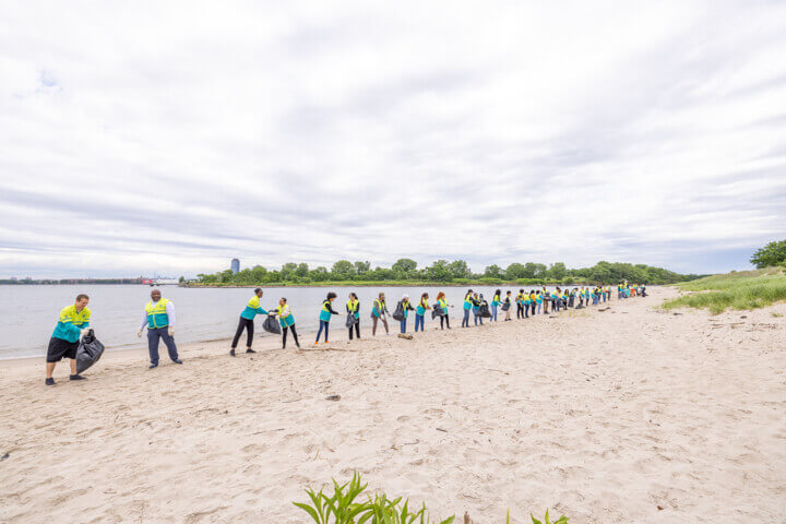 Kaiser Park and Beach Cleanup in Brooklyn