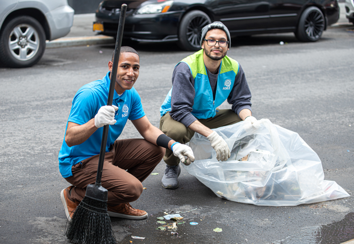 ASEZ Westchester Avenue Cleanup in the Bronx